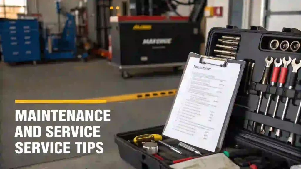 Maintenance and Service Tips